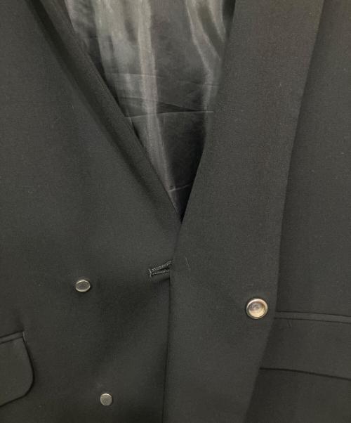 STUDIOUS（ステュディオス）STUDIOUS (ステュディオス) モナミカダブルブレストジャケット ブラック サイズ:Sの古着・服飾アイテム