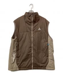 NIKE ACG（ナイキエーシージー）の古着「中綿ベスト」｜ブラウン