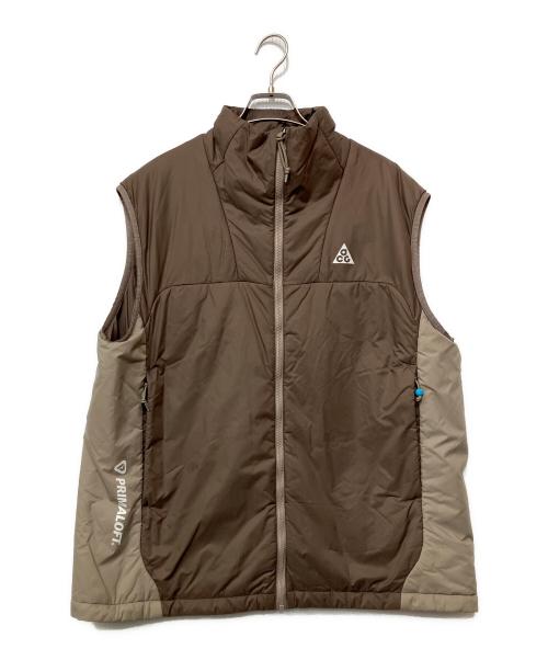 NIKE ACG（ナイキエーシージー）NIKE ACG (ナイキエーシージー) 中綿ベスト ブラウン サイズ:XLの古着・服飾アイテム