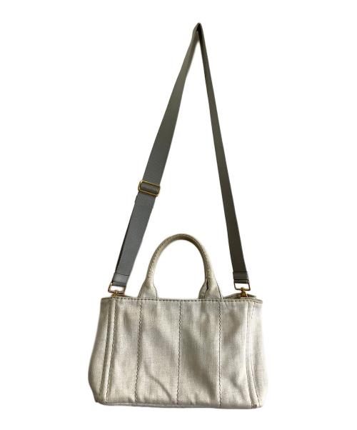 PRADA（プラダ）PRADA (プラダ) CANAPA　2WAYバッグ ビアンカの古着・服飾アイテム