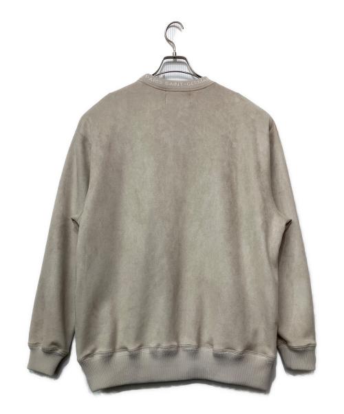 Paris Saint-Germain（パリサンジェルマン）PARIS SAINT-GERMAIN (パリサンジェルマン) ライトスウェットパーカー ベージュ サイズ:Lの古着・服飾アイテム