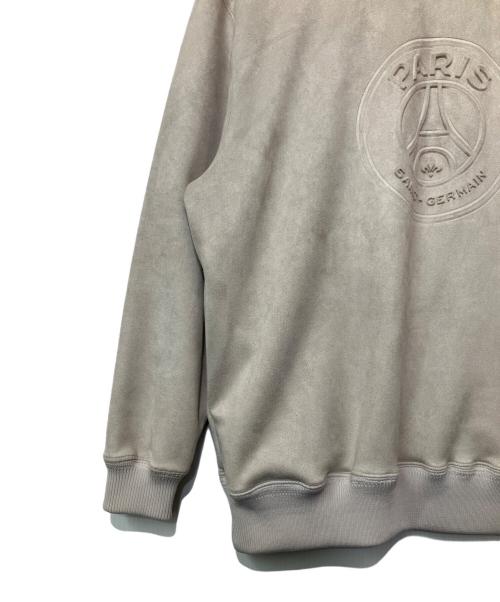 Paris Saint-Germain（パリサンジェルマン）PARIS SAINT-GERMAIN (パリサンジェルマン) ライトスウェットパーカー ベージュ サイズ:Lの古着・服飾アイテム