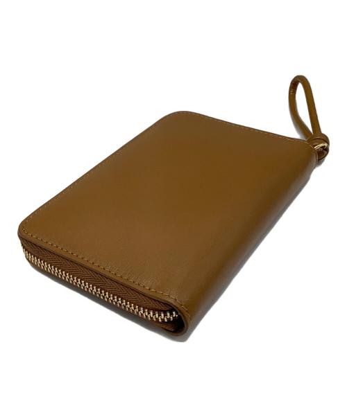 JIL SANDER（ジルサンダー）JIL SANDER (ジルサンダー) POCKET ZIP AROUND WALLET GIRO　ラウンドジップウォレット ブラウンの古着・服飾アイテム