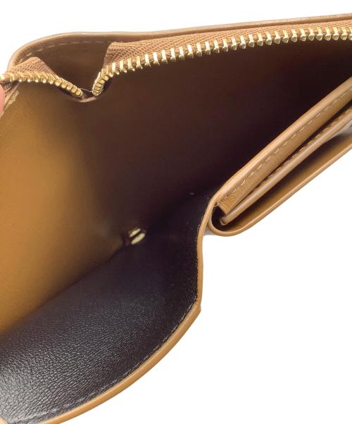JIL SANDER（ジルサンダー）JIL SANDER (ジルサンダー) POCKET ZIP AROUND WALLET GIRO　ラウンドジップウォレット ブラウンの古着・服飾アイテム