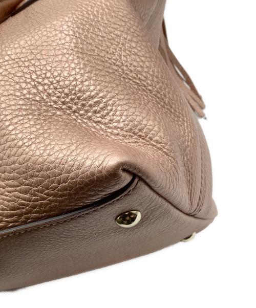 GUCCI（グッチ）GUCCI (グッチ) ソーホー　インターロッキング　ハンドバッグ ピンクの古着・服飾アイテム