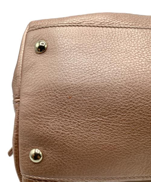 GUCCI（グッチ）GUCCI (グッチ) ソーホー　インターロッキング　ハンドバッグ ピンクの古着・服飾アイテム