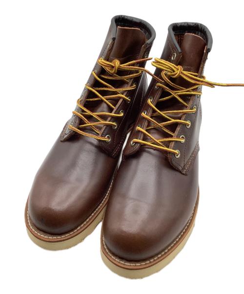 RED WING（レッドウィング）RED WING (レッドウィング) アイリッシュセーター プレーン トゥ ブーツ ブラウン サイズ:US　8　1/2の古着・服飾アイテム