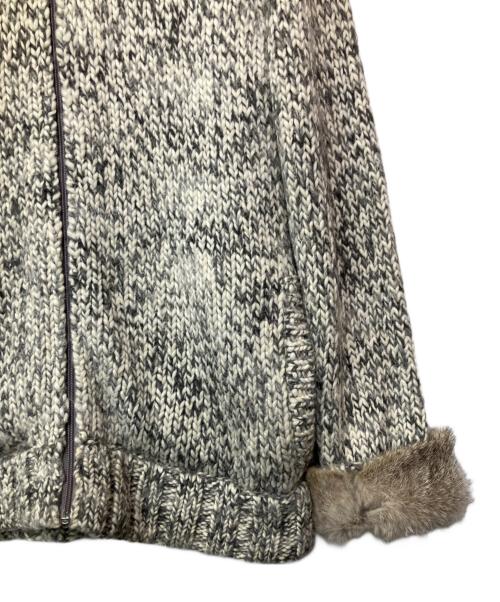 BURBERRY BLACK LABEL（バーバリーブラックレーベル）BURBERRY BLACK LABEL (バーバリーブラックレーベル) ジップニットジャケット グレー サイズ:2の古着・服飾アイテム