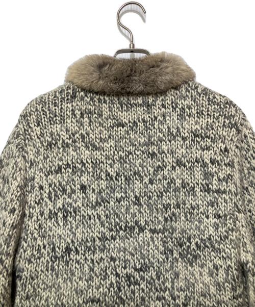 BURBERRY BLACK LABEL（バーバリーブラックレーベル）BURBERRY BLACK LABEL (バーバリーブラックレーベル) ジップニットジャケット グレー サイズ:2の古着・服飾アイテム