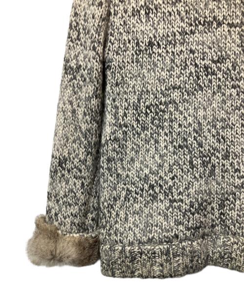 BURBERRY BLACK LABEL（バーバリーブラックレーベル）BURBERRY BLACK LABEL (バーバリーブラックレーベル) ジップニットジャケット グレー サイズ:2の古着・服飾アイテム