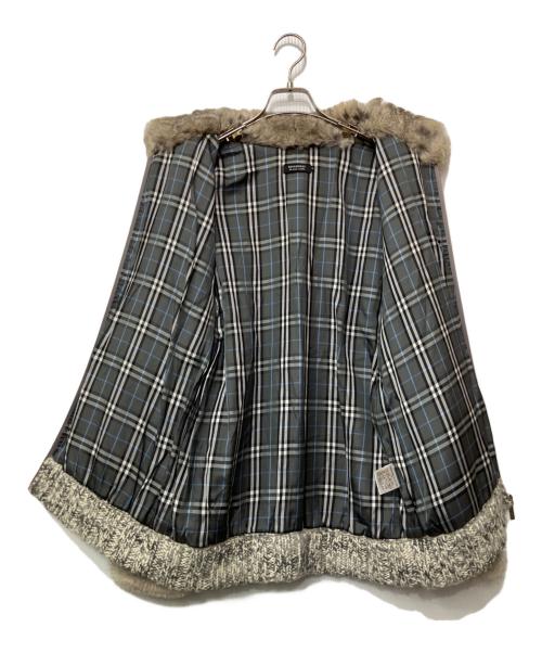 BURBERRY BLACK LABEL（バーバリーブラックレーベル）BURBERRY BLACK LABEL (バーバリーブラックレーベル) ジップニットジャケット グレー サイズ:2の古着・服飾アイテム