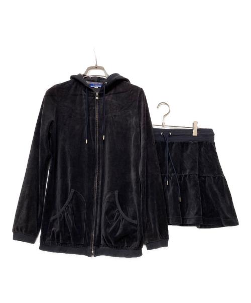 BURBERRY BLUE LABEL（バーバリー ブルー レーベル）BURBERRY BLUE LABEL (バーバリー ブルー レーベル) セットアップジャージ ネイビー サイズ:38の古着・服飾アイテム