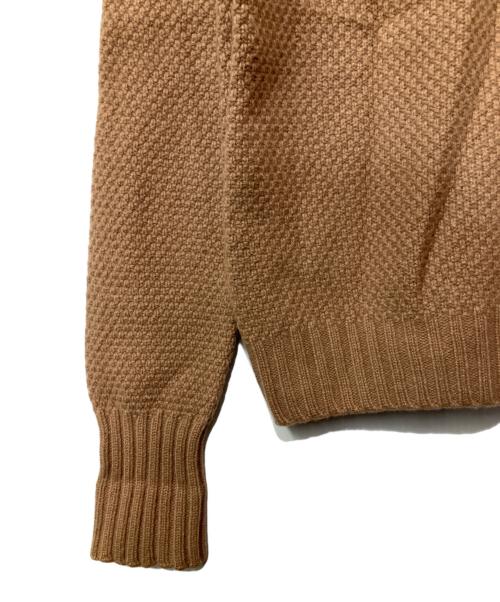 Drumohr（ドルモア）Drumohr (ドルモア) 薄手ニット ブラウン サイズ:46の古着・服飾アイテム