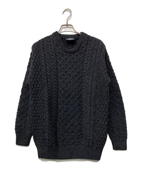 aran（アラン）aran (アラン) 厚手ニット グレー サイズ:FREEの古着・服飾アイテム