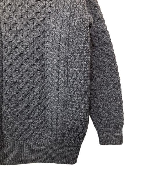 aran（アラン）aran (アラン) 厚手ニット グレー サイズ:FREEの古着・服飾アイテム