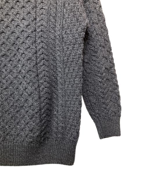 aran（アラン）aran (アラン) 厚手ニット グレー サイズ:FREEの古着・服飾アイテム
