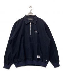 NEIGHBORHOOD（ネイバーフッド）の古着「HALF ZIP PULLOVER SHIRT」｜ネイビー