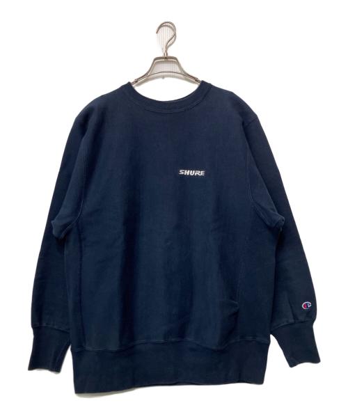 Champion REVERSE WEAVE（チャンピオン リバース ウィーブ）Champion REVERSE WEAVE (チャンピオン リバース ウィーブ) SHURE (シュア) スウェット ネイビー サイズ:XLの古着・服飾アイテム