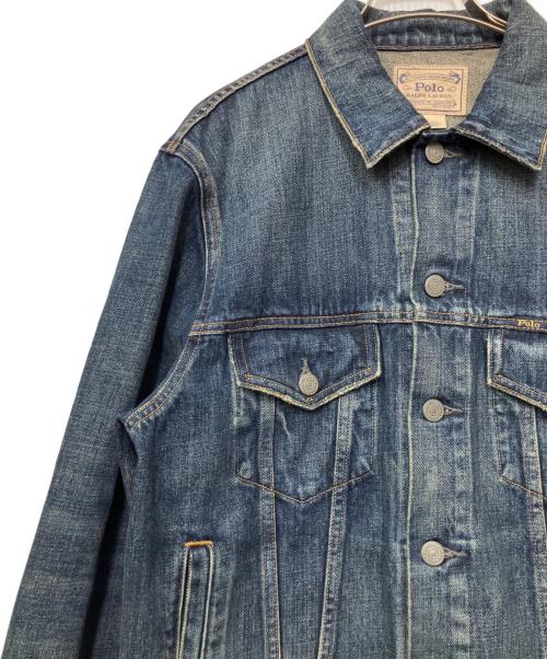 POLO RALPH LAUREN（ポロ・ラルフローレン）POLO RALPH LAUREN (ポロ・ラルフローレン) デニムジャケット インディゴ サイズ:Mの古着・服飾アイテム