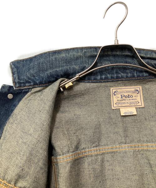 POLO RALPH LAUREN（ポロ・ラルフローレン）POLO RALPH LAUREN (ポロ・ラルフローレン) デニムジャケット インディゴ サイズ:Mの古着・服飾アイテム