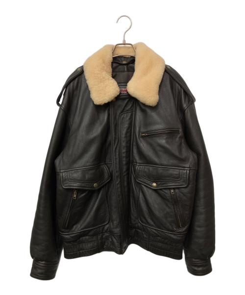 NANKAI（ナンカイ）NANKAI (ナンカイ) レザージャケット ブラウン サイズ:XLの古着・服飾アイテム