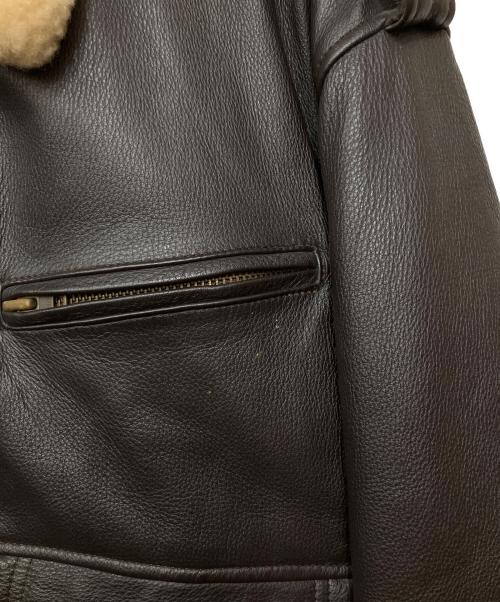 NANKAI（ナンカイ）NANKAI (ナンカイ) レザージャケット ブラウン サイズ:XLの古着・服飾アイテム