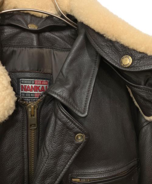 NANKAI（ナンカイ）NANKAI (ナンカイ) レザージャケット ブラウン サイズ:XLの古着・服飾アイテム