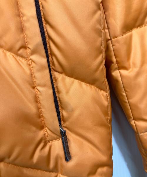 BURBERRY BLACK LABEL（バーバリーブラックレーベル）BURBERRY BLACK LABEL (バーバリーブラックレーベル) ダウンジャケット オレンジ×ブラウン サイズ:Lの古着・服飾アイテム