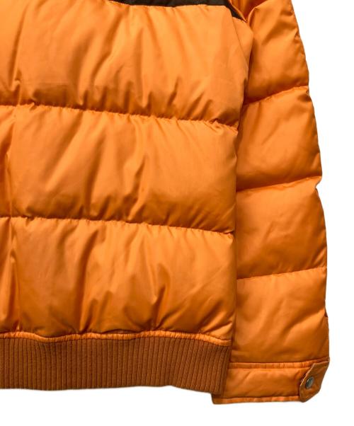 BURBERRY BLACK LABEL（バーバリーブラックレーベル）BURBERRY BLACK LABEL (バーバリーブラックレーベル) ダウンジャケット オレンジ×ブラウン サイズ:Lの古着・服飾アイテム