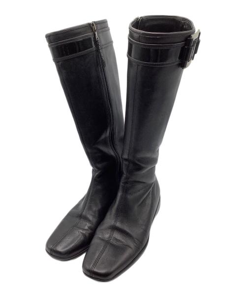 PRADA（プラダ）PRADA (プラダ) ロングブーツ ブラック サイズ:35の古着・服飾アイテム