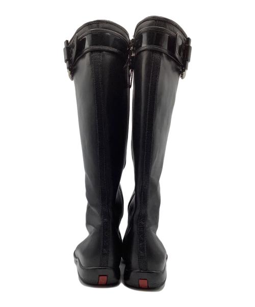 PRADA（プラダ）PRADA (プラダ) ロングブーツ ブラック サイズ:35の古着・服飾アイテム