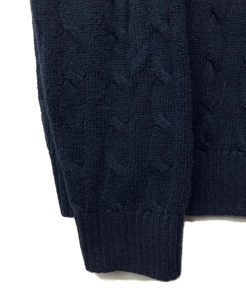 POLO RALPH LAUREN（ポロ・ラルフローレン）POLO RALPH LAUREN (ポロ・ラルフローレン) 薄手ニット ネイビー サイズ:XLの古着・服飾アイテム