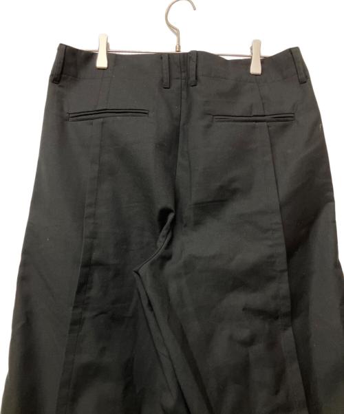 FRKM SCD（エフアールケーエム エスシーディー）FRKM SCD (エフアールケーエム エスシーディー) タックワイドパンツ ブラック サイズ:Lの古着・服飾アイテム