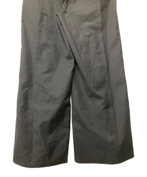 FRKM SCD（エフアールケーエム エスシーディー）FRKM SCD (エフアールケーエム エスシーディー) タックワイドパンツ ブラック サイズ:Lの古着・服飾アイテム