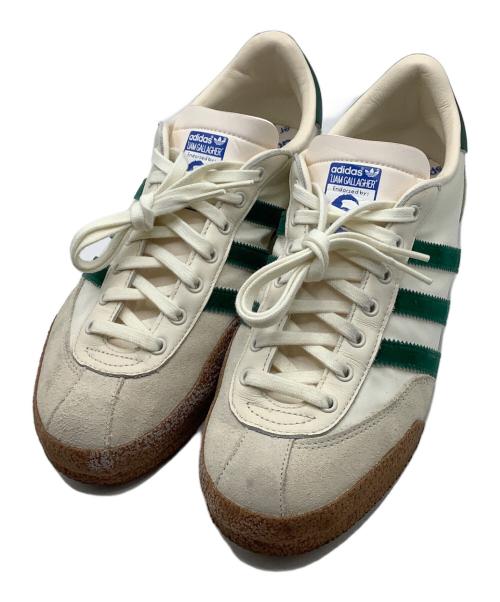 adidas（アディダス）adidas (アディダス) Liam Gallagher (リアム ギャラガー) ローカットスニーカー グリーン×ホワイト サイズ:28の古着・服飾アイテム