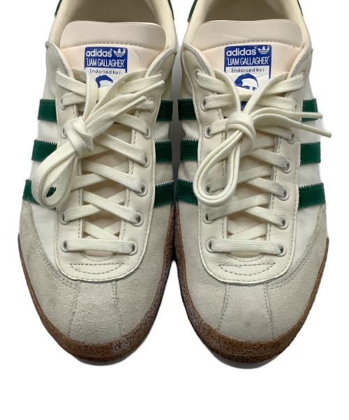 adidas（アディダス）adidas (アディダス) Liam Gallagher (リアム ギャラガー) ローカットスニーカー グリーン×ホワイト サイズ:28の古着・服飾アイテム