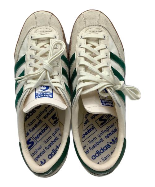 adidas（アディダス）adidas (アディダス) Liam Gallagher (リアム ギャラガー) ローカットスニーカー グリーン×ホワイト サイズ:28の古着・服飾アイテム