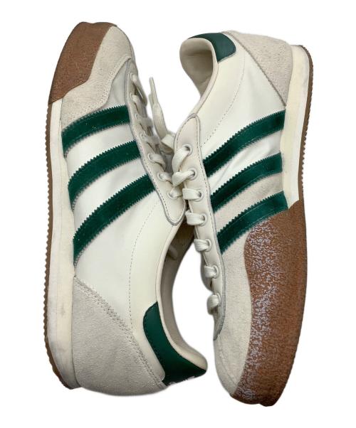 adidas（アディダス）adidas (アディダス) Liam Gallagher (リアム ギャラガー) ローカットスニーカー グリーン×ホワイト サイズ:28の古着・服飾アイテム