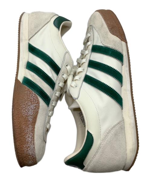 adidas（アディダス）adidas (アディダス) Liam Gallagher (リアム ギャラガー) ローカットスニーカー グリーン×ホワイト サイズ:28の古着・服飾アイテム