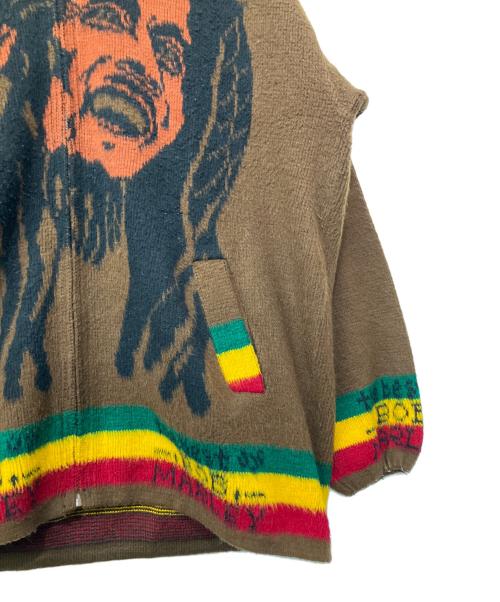 ARTESANIAS TUNTAQUIMBA（アルテサニアス・トゥンタキンバ）ARTESANIAS TUNTAQUIMBA (アルテサニアス・トゥンタキンバ) エクアドルニットジップパーカー ブラウン サイズ:XLの古着・服飾アイテム