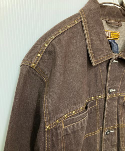 paco（パコ）paco (パコ) デニムジャケット ブラウン サイズ:XLの古着・服飾アイテム