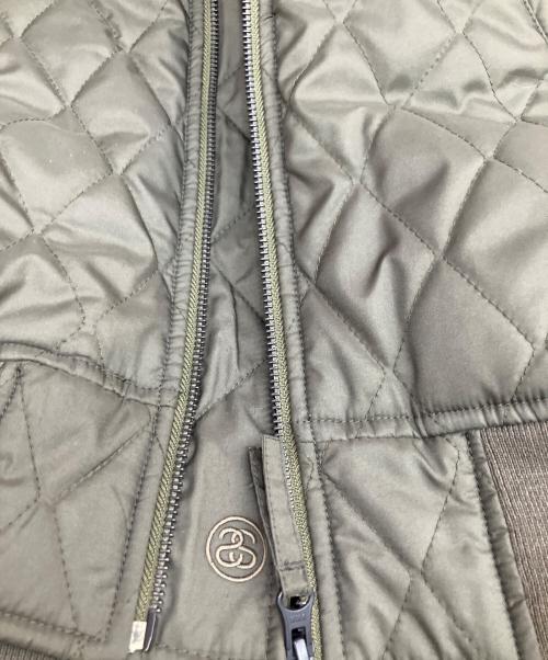 stussy（ステューシー）stussy (ステューシー) キルティングジャケット オリーブ サイズ:Mの古着・服飾アイテム