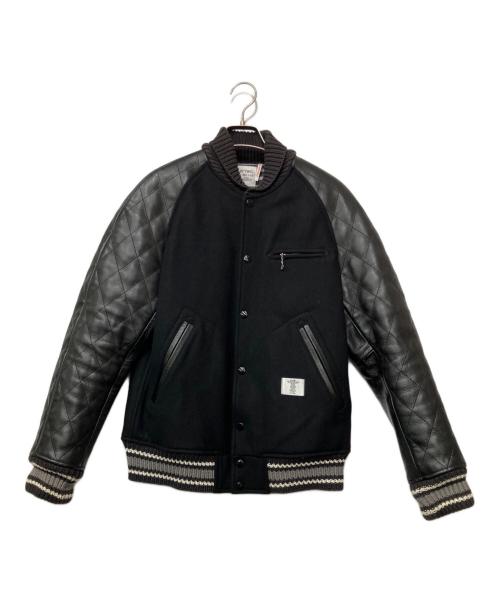 BEDWIN &THE HEARTBREAKERS（ベドウィンアンドザ ハートブレイカーズ）BEDWIN &THE HEARTBREAKERS (ベドウィンアンドザ ハートブレイカーズ) 切替ブルゾン ブラック サイズ:2の古着・服飾アイテム