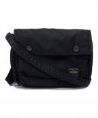 PORTERポーター）の古着「タンカー　ミニショルダーバッグ」｜ブラック