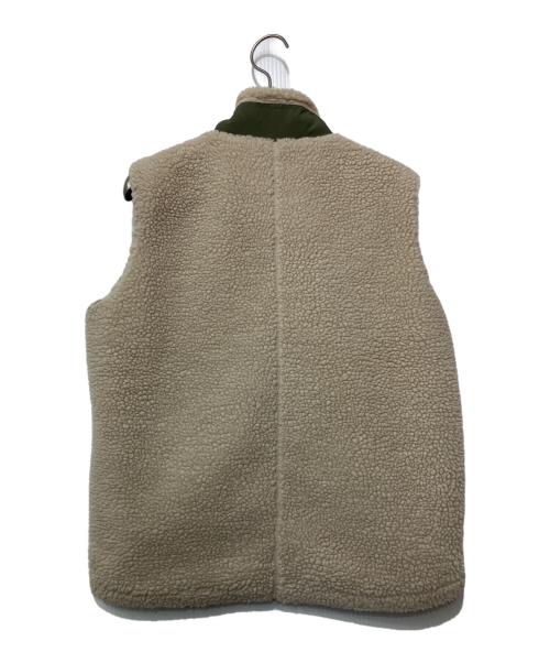 Patagonia（パタゴニア）Patagonia (パタゴニア) フリースベスト ベージュ×カーキ サイズ:XLの古着・服飾アイテム