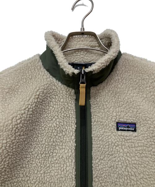 Patagonia（パタゴニア）Patagonia (パタゴニア) フリースベスト ベージュ×カーキ サイズ:XLの古着・服飾アイテム