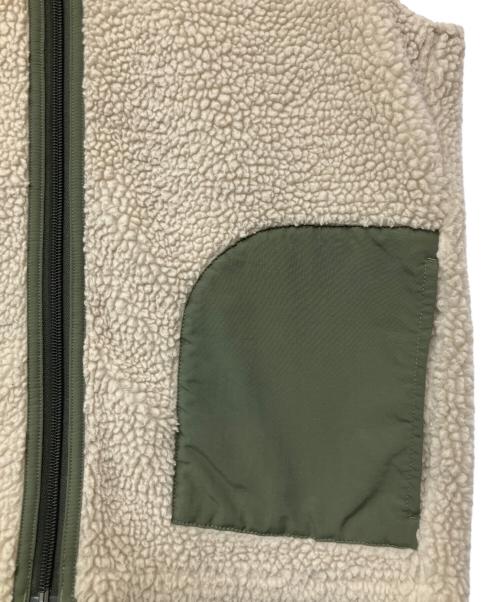 Patagonia（パタゴニア）Patagonia (パタゴニア) フリースベスト ベージュ×カーキ サイズ:XLの古着・服飾アイテム