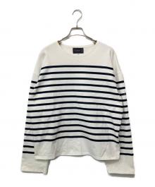 Le minor（ルミノア）の古着「バスクシャツ」｜ホワイト×ブラック