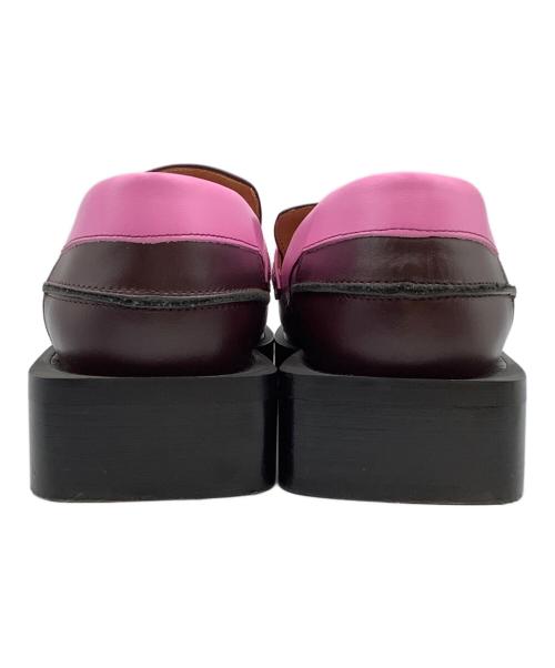 GANNI（ガニー）Ganni (ガニー) ローファー パープル サイズ:38の古着・服飾アイテム