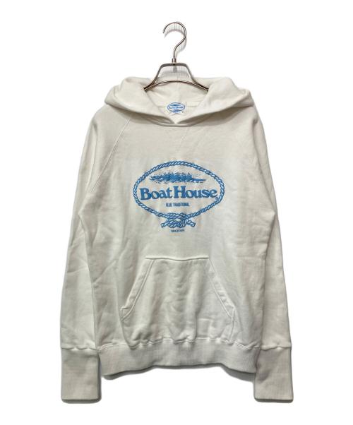 BOAT HOUSE（ボート ハウス）BOAT HOUSE (ボート ハウス) パーカー ホワイト サイズ:Mの古着・服飾アイテム